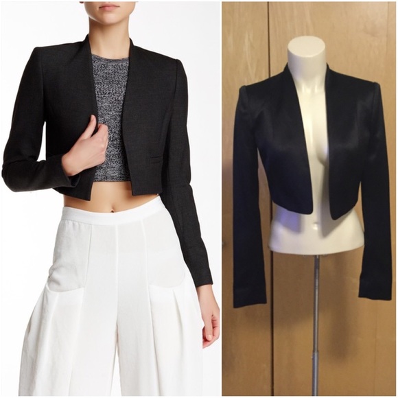 Alice + Olivia Jackets & Blazers - alice + olivia Cropped Straight Blazer